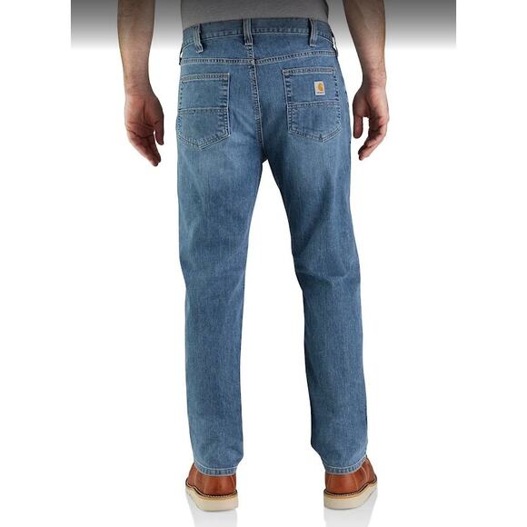 Carhartt Men's Relaxed Fit Straight Leg Denim Jeans Blue Wash- Size 40 - Picture 1 of 7